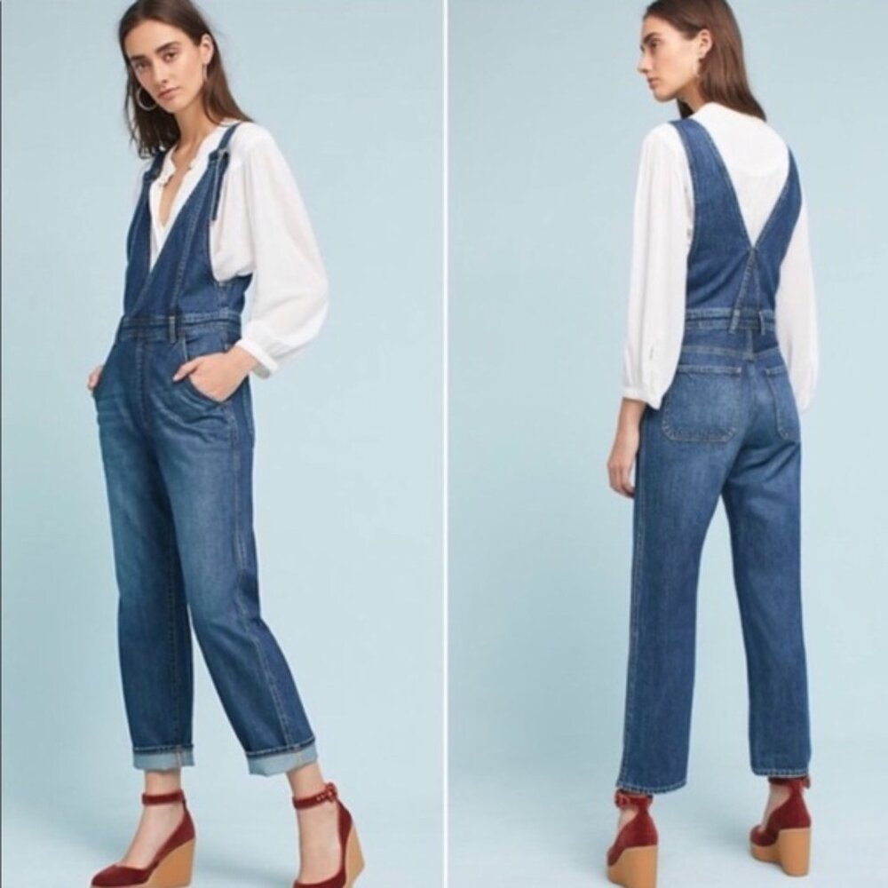 AG jeans Adriano Goldschmied Mabel overalls small Anthropologie
